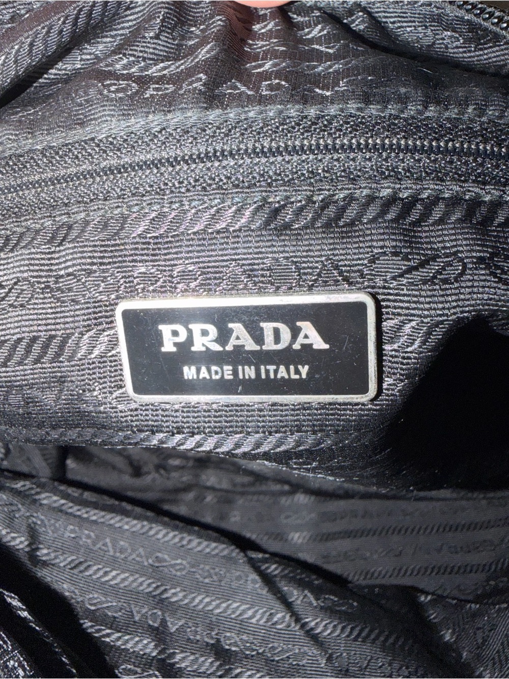 Prada Vintage Black Tessuto Nylon Messenger Bag- GOOD CONDITION - Picture 4 of 16